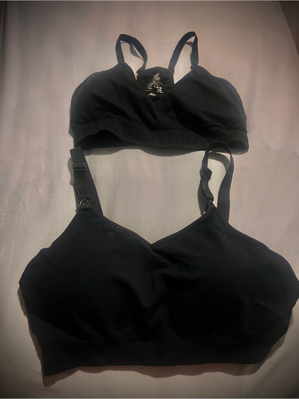 Kindred Bravely Nursing/Pumping Bras Bundle (2) – Black, Size M & L